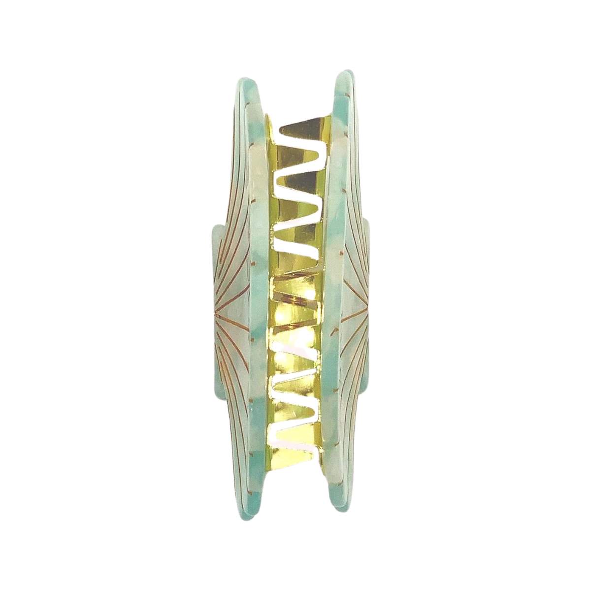 Sea Shell Hair Claw Aqua
