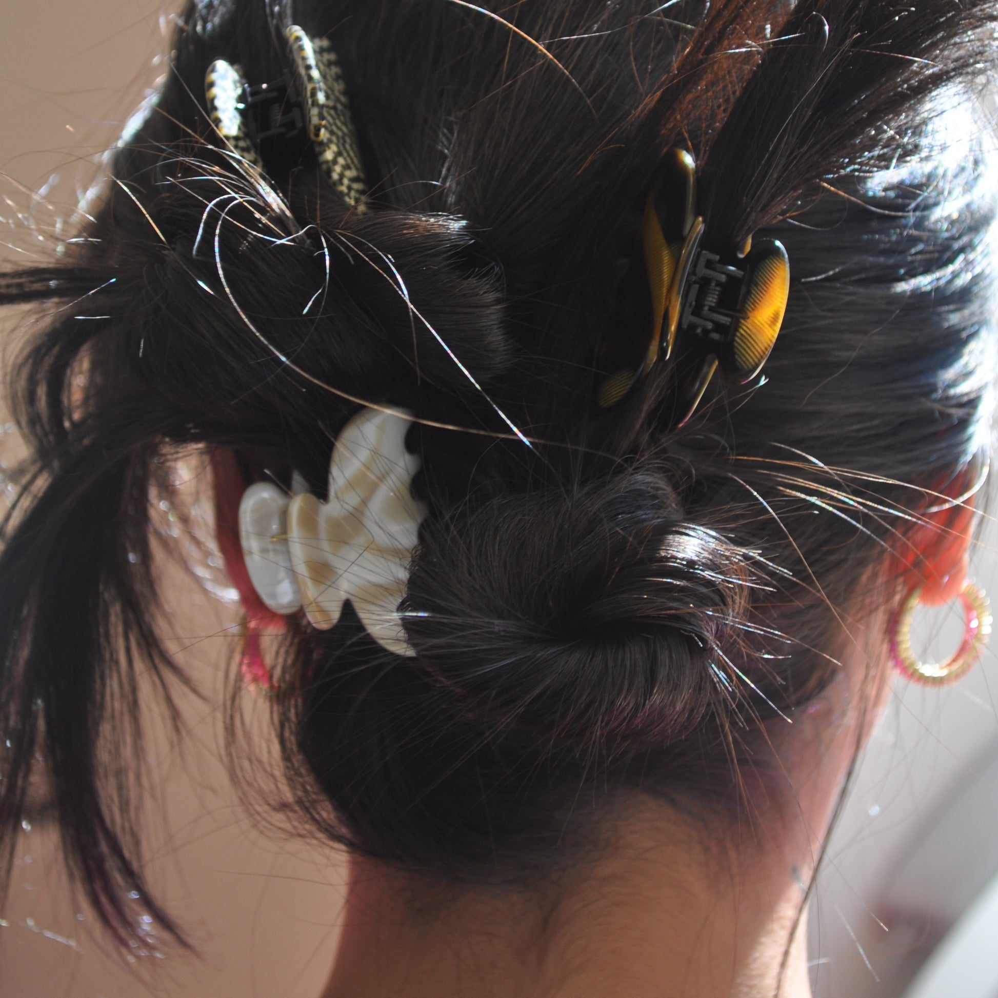 Ode Veza French Jaw Hair Clip Small Brown
